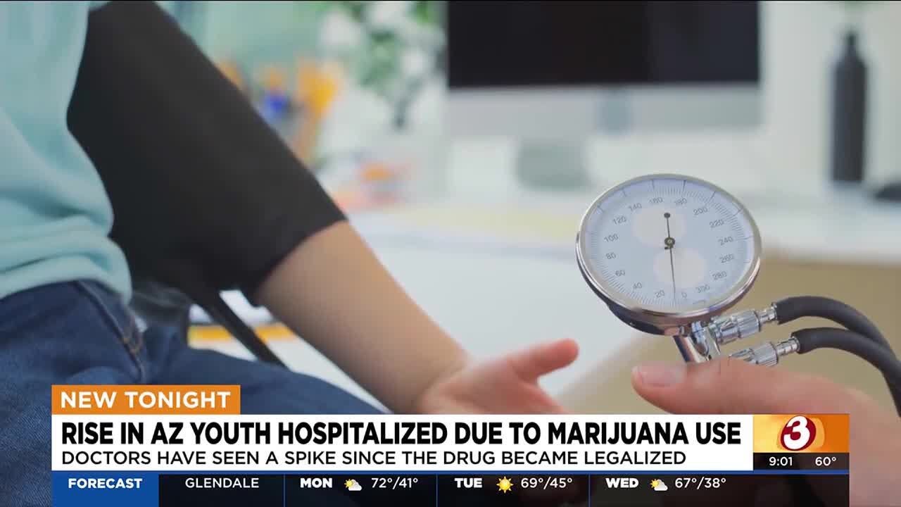 Rise in Arizona youth hospitalized from marijuana use